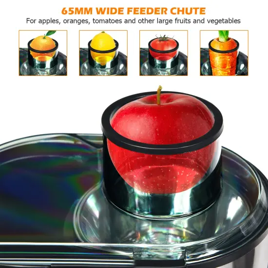 Costway Juicer Machine Juicer Extractor Dual Speed w/ 2.5'' Feed Chute {6}