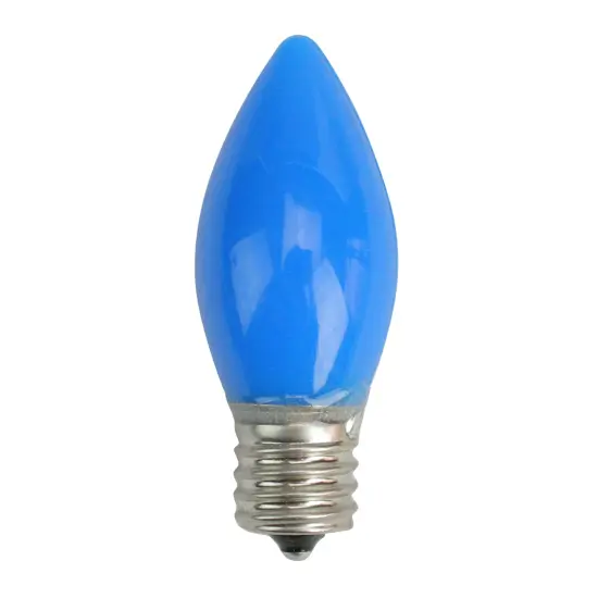 Sienna Opaque C9 LED Christmas Replacement Bulbs - Blue - Pack of 4 {3}