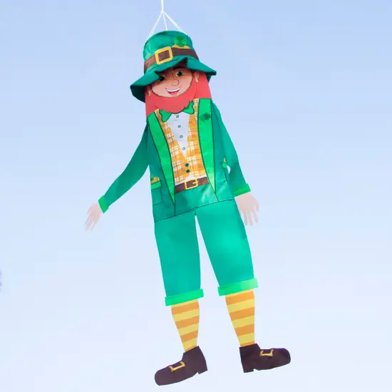 In the Breeze 5172 - Leprechaun 40 Inch Breeze Buddy Windsock - Hanging St. Patrick's Decoration - Outdoor Holiday D&eacute;cor {2}
