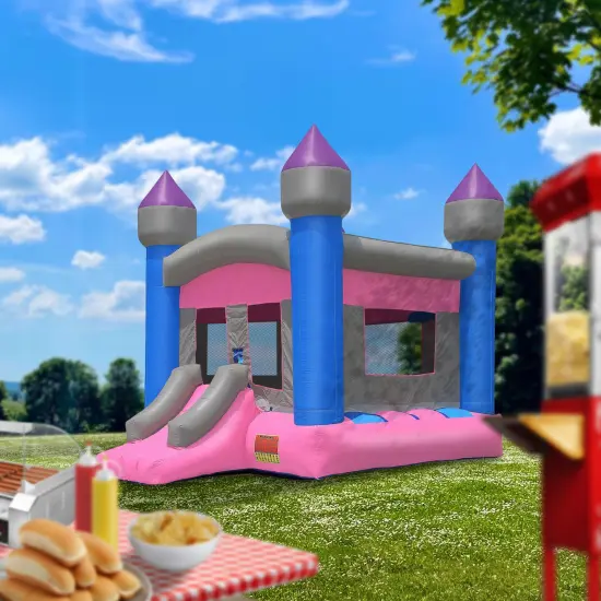 Cloud 9 Commercial Grade Princess Castle Bounce House with Blower - 100% PVC 13' x 13' Bouncer {5}