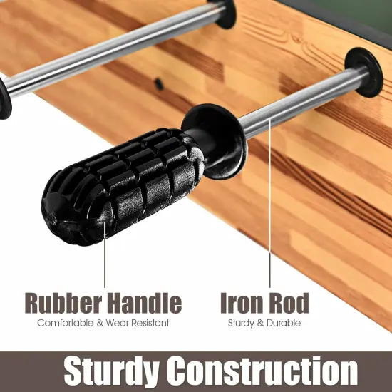 48 Inch 3-In-1 Multi Combo Game Table with Soccer for Game Rooms {5}