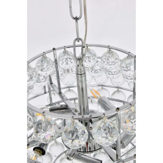 Savannah 20 inch pendant in chrome {6}