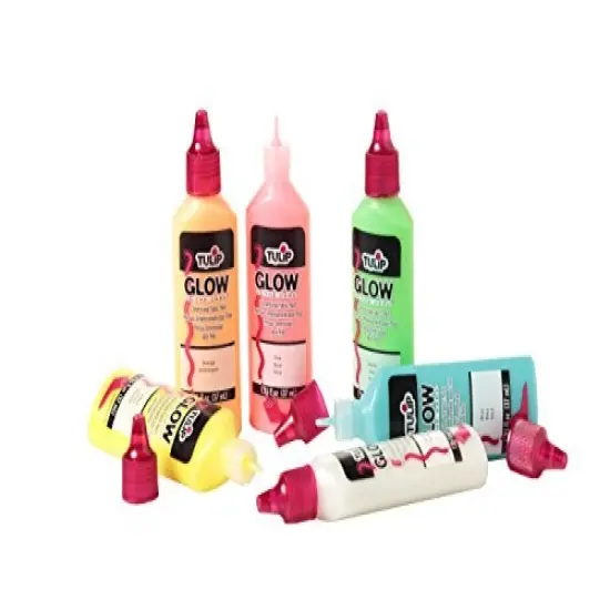 Dimensional Metallic Fabric Paint, 6-Pack (Glow) {6}