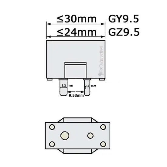 USHIO JCD 500w 120v C Halogen Bulb {2}
