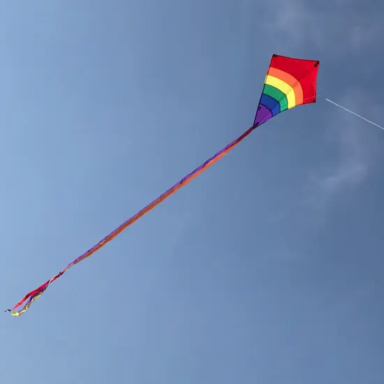 In the Breeze 3300 - Rainbow Arch 27 Inch Diamond Kite - Single Line - Includes Kite Line and Bag {2}