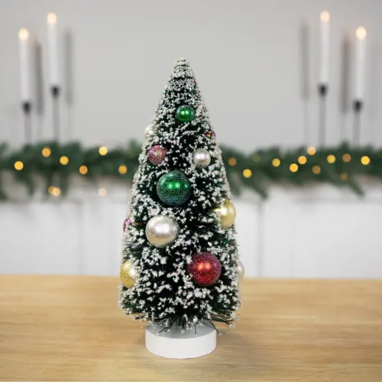 Northlight 9&rdquo; Green Frosted Sisal Pine Artificial Christmas Tabletop Tree {3}