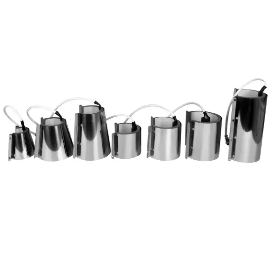 Swing Design 7-in-1 Tumbler Heat Press 20oz/30oz Bundle - White {5}