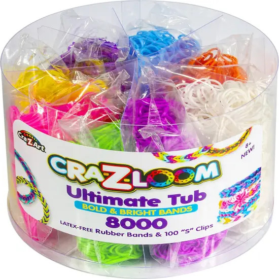 Cra-Z-Art Cra-Z-Loom Ultimate Tub Fulla Bands-8000 Pieces {2}