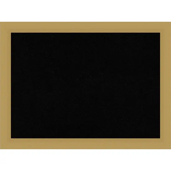 Grace Brushed Gold Framed Corkboard, Black Cork {1}