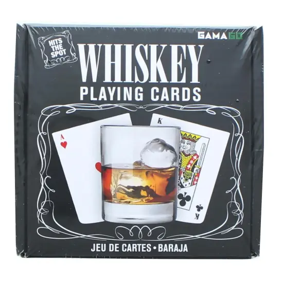 Whiskey Glass-Shaped Playing Cards | 52 Card Deck + 2 Jokers {3}