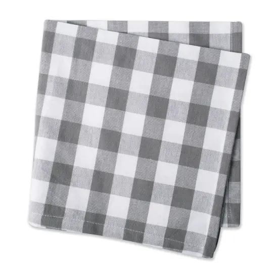 DII Gray/White Checkers Napkin (Set of 6) {3}