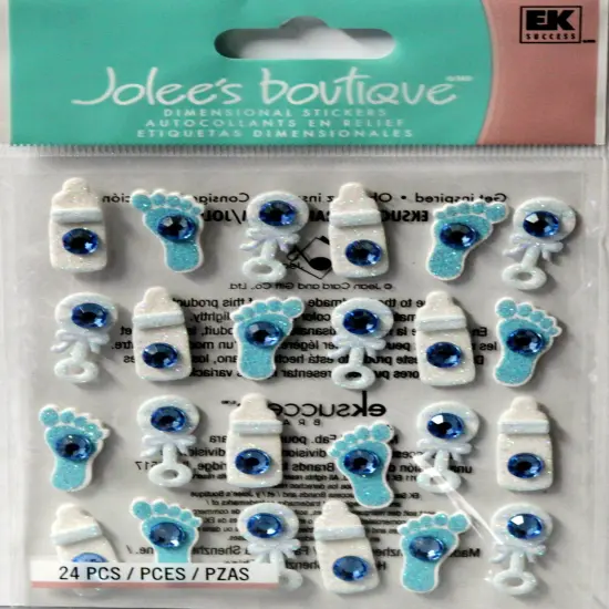 Jolee's Boutique Baby Boy Icons Repeats Stickers {1}