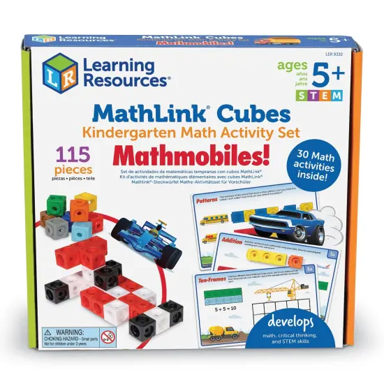 Mathlink&reg; Cubes Kindergarten Math Activity Set: Mathmobiles! {1}