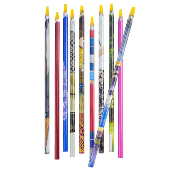 10 Pieces Self Adhesive Resin Rhinestones Picker Pencil Nail Art Gem Crystal Pick up Tool Rhinestone Pickup Pen Long {2}