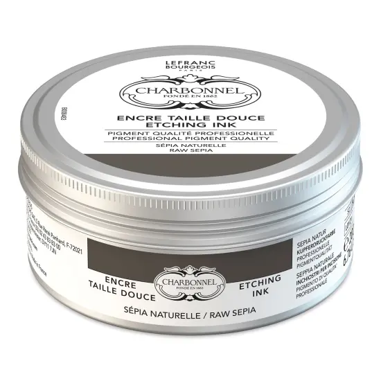 Charbonnel Etching Ink - Raw Sepia, 200 ml {1}