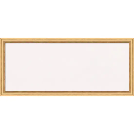 Salon Scoop Wood Framed Corkboard, White Cork Gold {1}