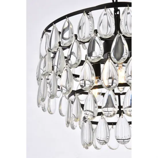 Mila 16 inch pendant in black {5}