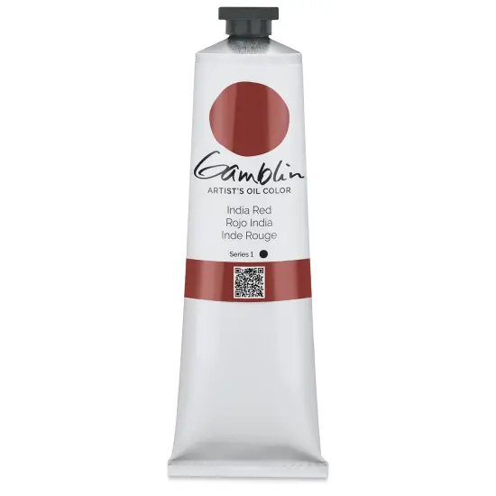 Gamblin Artist's Oil Color - India Red, 150 ml tube {2}