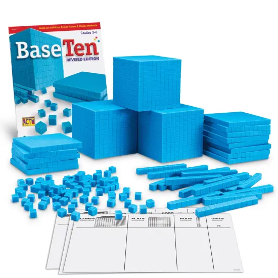 Blue Plastic Base Ten Class Set {2}