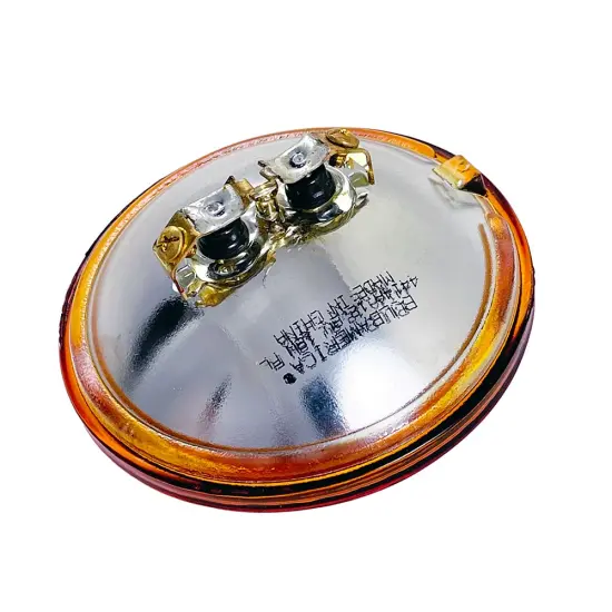 4414A - 18w 12.8v PAR36 Amber Halogen - GE 24483 Replacement Bulb {2}