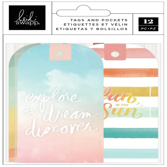 Heidi Swapp Sun Chaser Tag Set 12/Pkg {1}