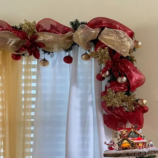 Northlight Buffalo Fir Commercial Length Artificial Christmas Garland - 25' x 20" - Unlit Green {5}