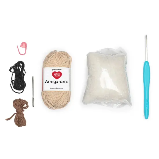 Red Heart Amigurumi Kit-Jimmy The Dog {2}