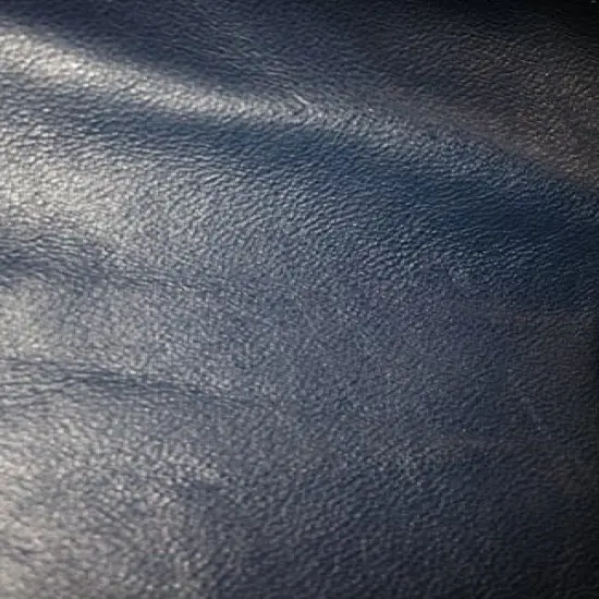 REED Leather HIDES - Whole skin 7 to 10 SF NAVY {1}