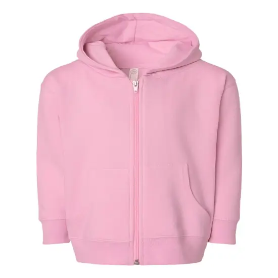 Rabbit Skins&reg; Toddler Full Zip Fleece Hoodie - 3346 Pink {1}