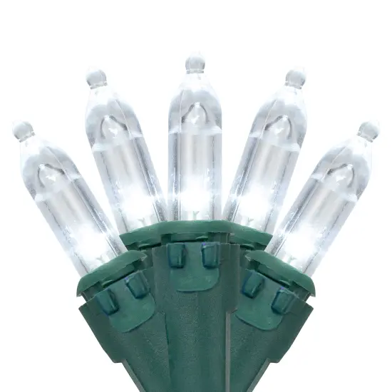 Northlight LED Mini Christmas Lights - Pure White - 11.25' Green Wire - 35ct {3}
