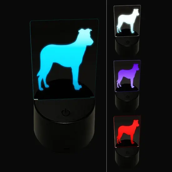 Chinook Dog Solid 3D Illusion LED Night Light Sign Nightstand Desk Lamp {1}