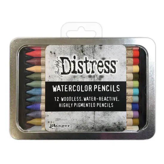 Tim Holtz Distress Watercolor Pencil 12/Pkg-Set 6 {1}