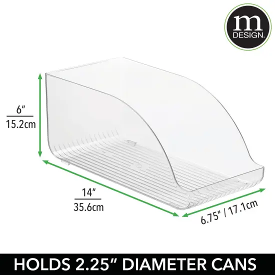 mDesign Plastic Soda Can Dispenser Storage Organizer Container Bin {3}
