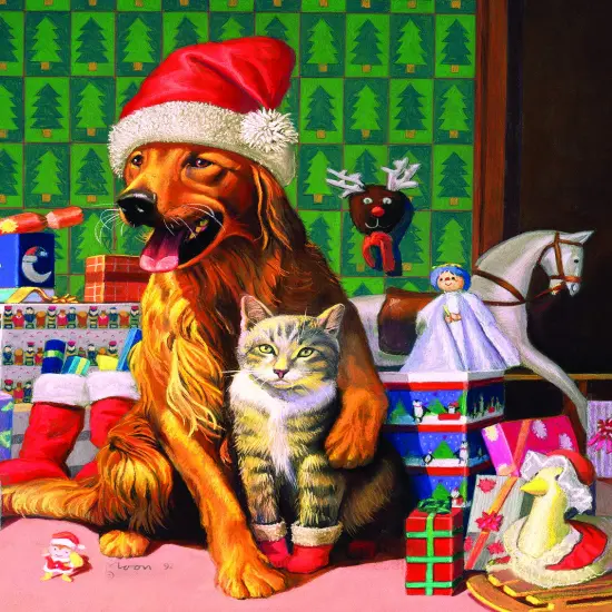 Sunsout The Christmas Spirit 500 pc Christmas Jigsaw Puzzle 28037 {1}