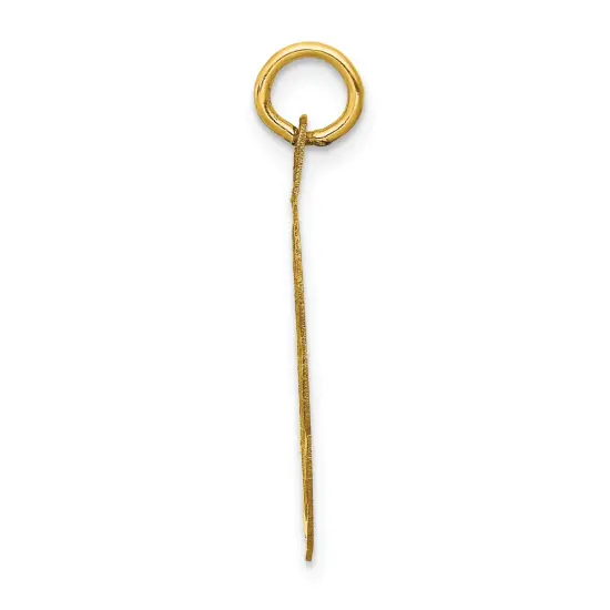 14K Yellow Gold Graduation Day Cap & Diploma Charm Jewerly 26mm x 20mm {3}