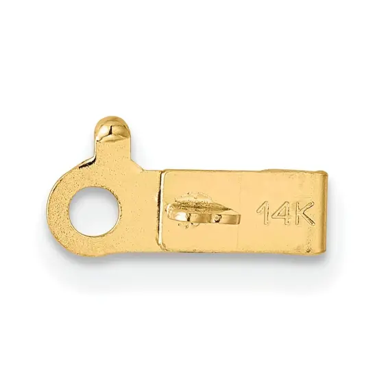 14K Gold Barrel Clasp Tongue 6.3mm {1}