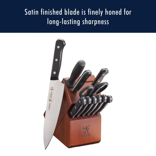 HENCKELS Solution 12-pc Knife Block Set {7}