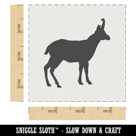 Goat Right Facing Solid Wall Cookie DIY Craft Reusable Stencil {5}