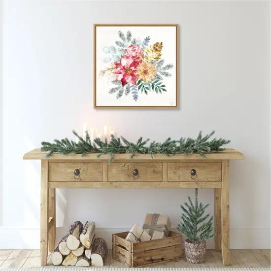 Holiday Sparkle II by Dina June Canvas Art Framed {5}