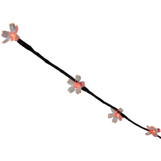 Northlight LED Lighted Cherry Blossom Artificial Tree Branches - 2.5" - Red - Set of 3 {7}