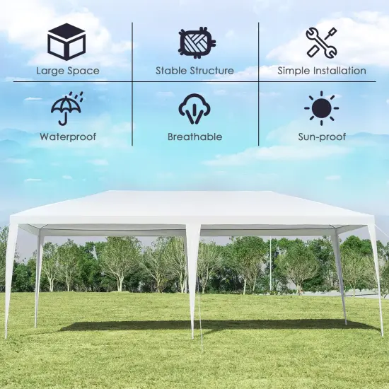 Costway 10'x20' Outdoor Party Wedding Tent Heavy Duty Canopy Pavilion {6}