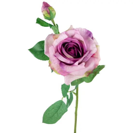 Northlight Real Touch&trade; Purple Artificial Rose Stems, Set of 6 - 26" {6}