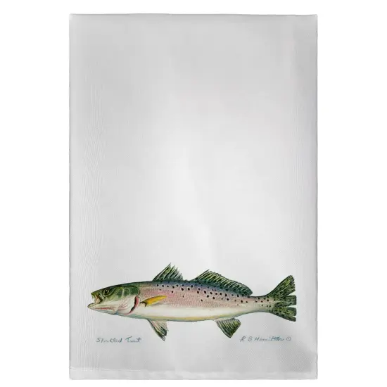 Betsy Drake Speckled Trout Guest Towel {1}