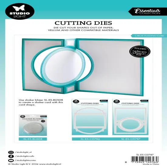 Studio Light Essentials Cutting Die-Nr. 787, Circle Folding Card Shape {3}