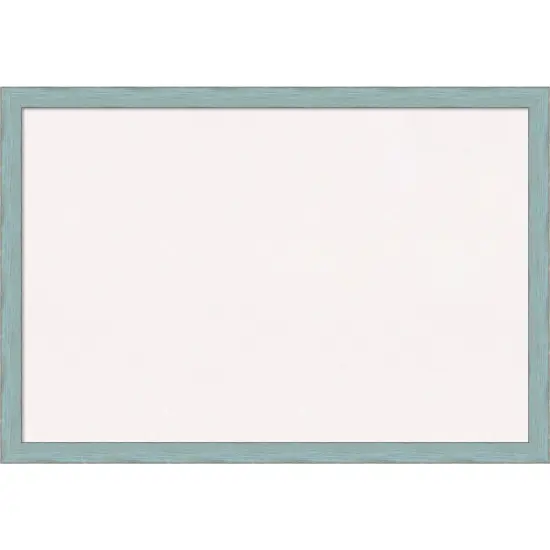 Sky Blue Rustic Wood Framed Corkboard, White Cork {7}