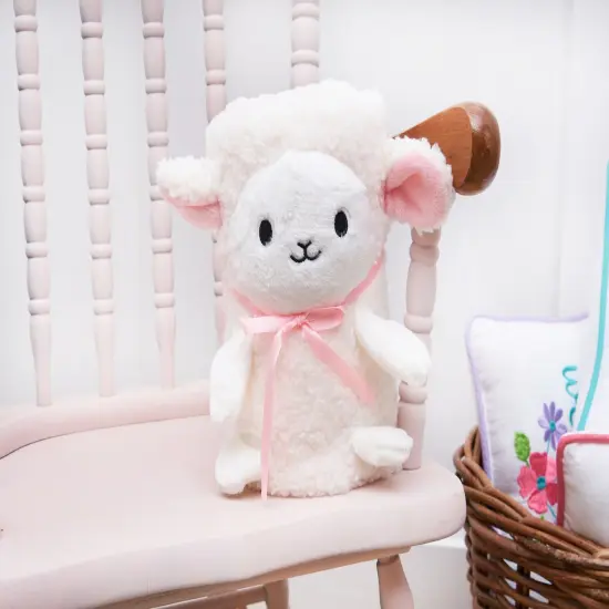 30.12" x 44.88" Lamb Sheep Themed Easter & Spring Cute Soft Kid's Roll-Up Throw Pillow Blanket {4}