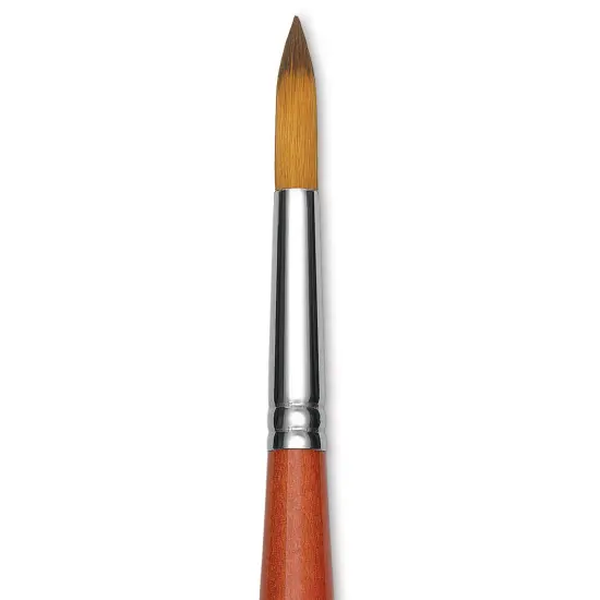 Raphael Golden Kaerell Brush - Round, Long Handle, Size 22 {1}