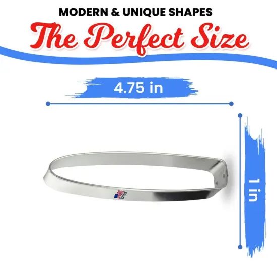 CookieCutter.Com Cookie Cutters Cigar Cookie Cutter 4.75 in by 1 in, Tin Plate Steel, Handmade in USA {2}