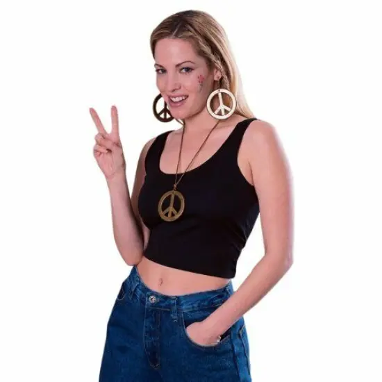 Rubie's Costume Co Peace Pendant/Earring Set Costume {3}