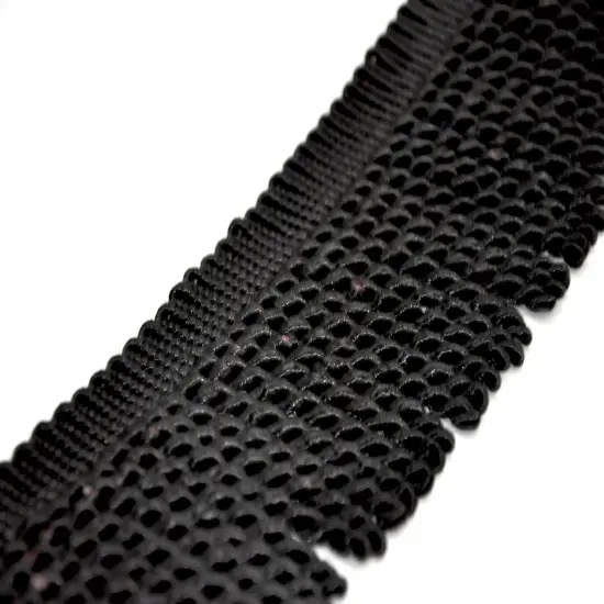 Belagio Bullion Fringe Trim, 4" Wide, Softer Collection, 15 Yards, Black {1}
